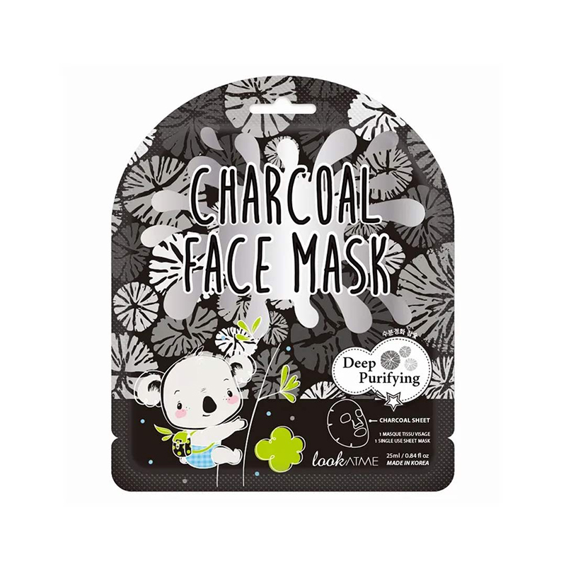 Mặt nạ lookATME Face Mask #Charcoal thanh lọc da từ than hoạt tính 25ml