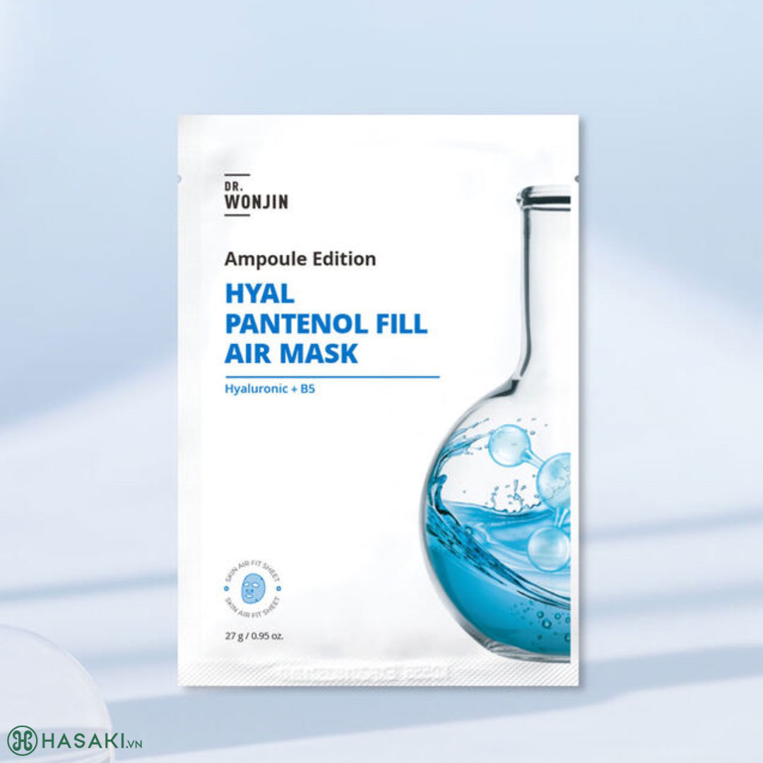 Mặt Nạ Wonjin Ampoule Edition Hyal Pantenol Fill Air Mask Siêu Tinh Chất Cấp Ẩm 27g