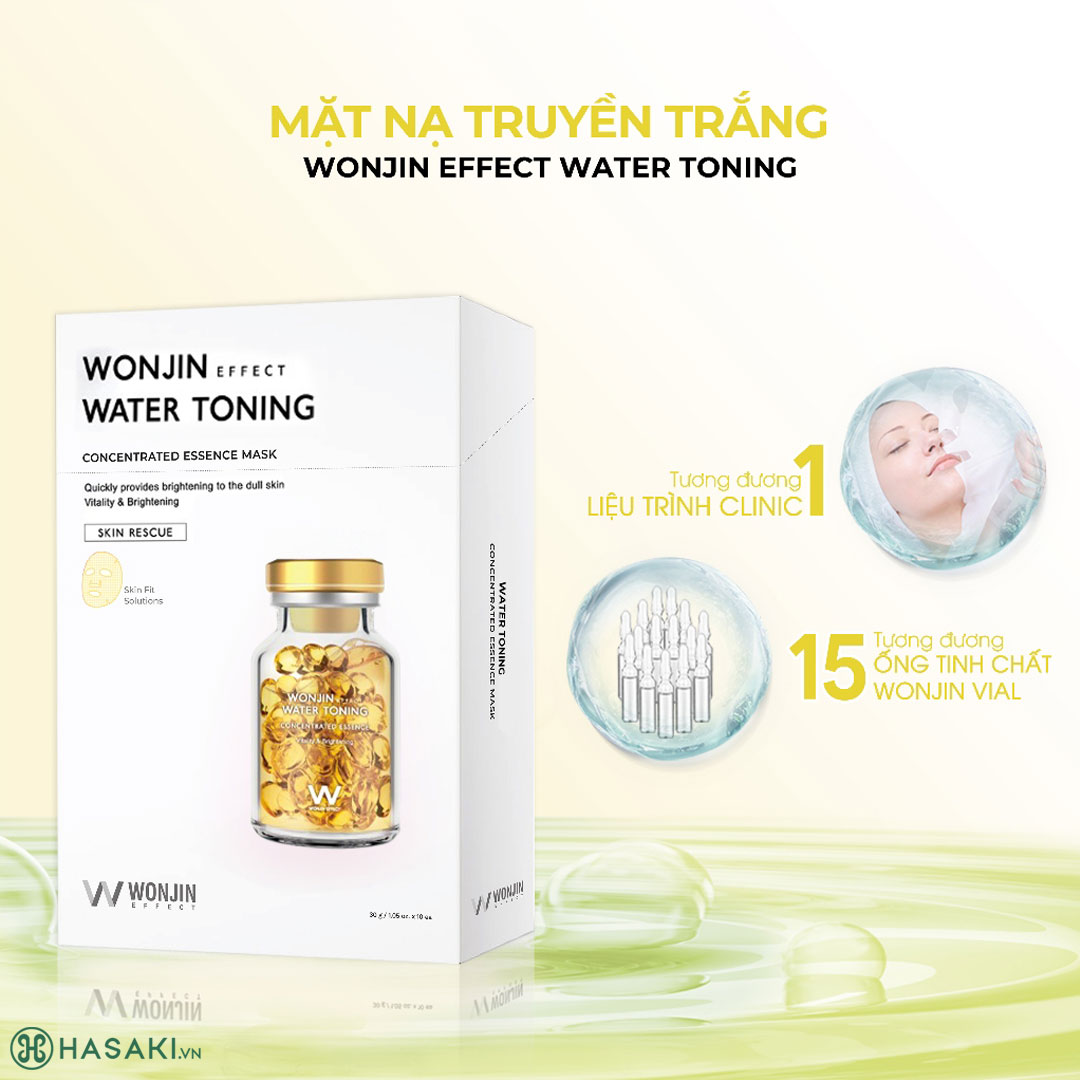 Mặt Nạ Wonjin Effect Water Toning Concentrated Essence Mask Dưỡng Sáng Da 30g