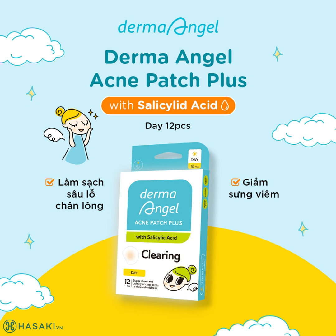 Miếng Dán Mụn Derma Angel Salicylic Acid Ban Ngày