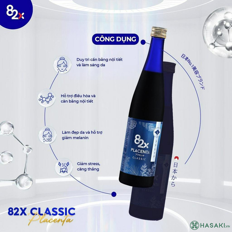 Nước Uống 82X Collagen Classic - 120.000mg Collagen Peptide Đẹp Da 500ml/Chai