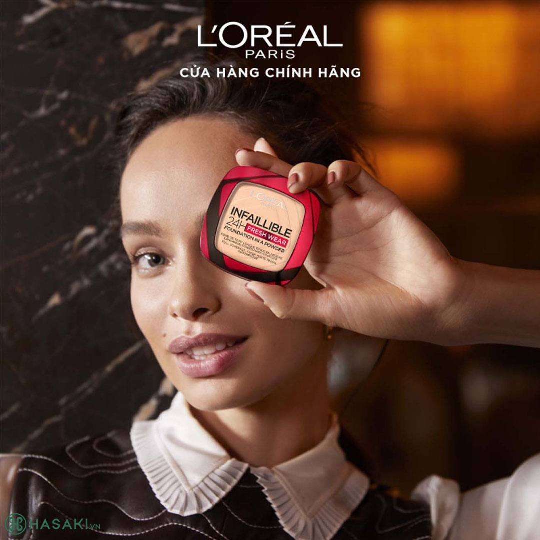 Phấn Nền L’Oréal Infallible Fresh Wear Foundation In A Powder Che Phủ Cao 9g