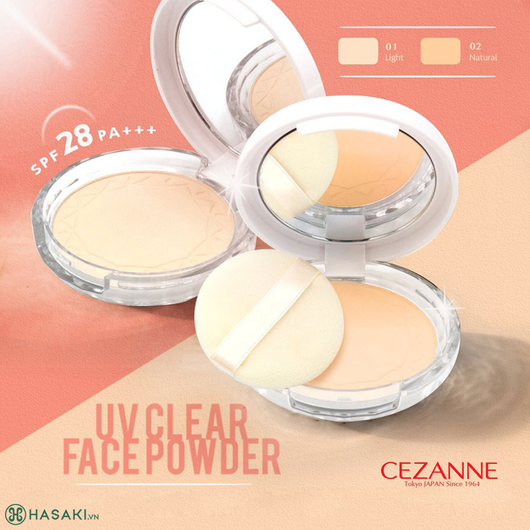 Phấn Phủ Cezanne UV Clear Face Powder SPF28 10g