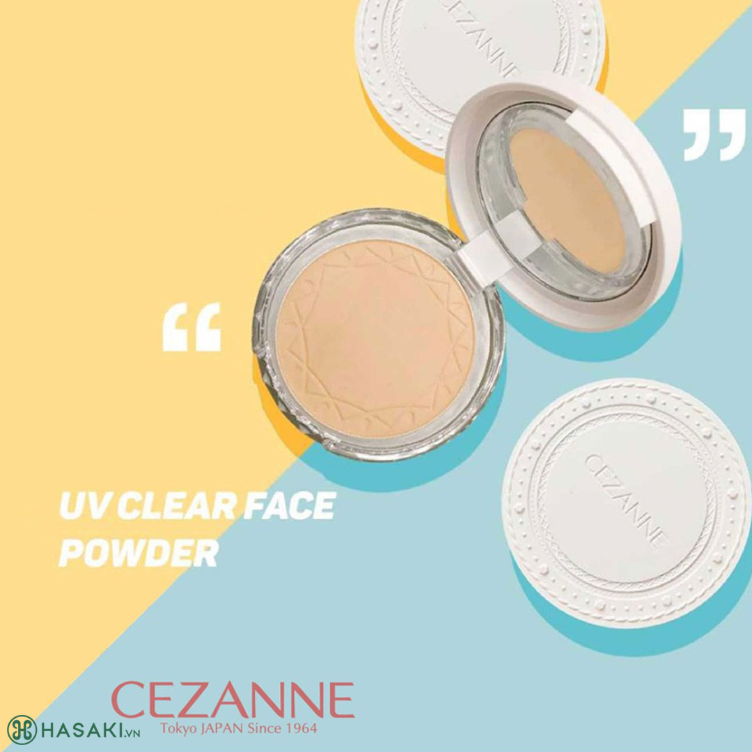 Phấn Phủ Cezanne UV Clear Face Powder SPF28 Màu 01 Cho Da Sáng 10g