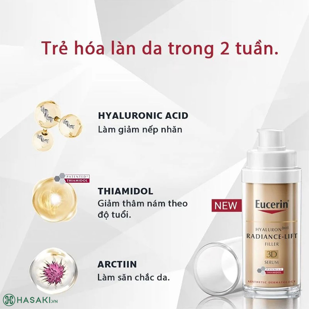 Mua Serum Ngăn Ngừa Lão Hóa Eucerin 3 Hyaluron Radiance-Lift Filler 3D Serum 30ml