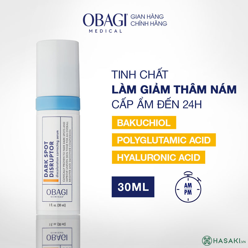 Serum Obagi Clinical Dark Spot Disruptor Discoloration Correcting Giảm Thâm Nám & Làm Đều Màu Da 30ml