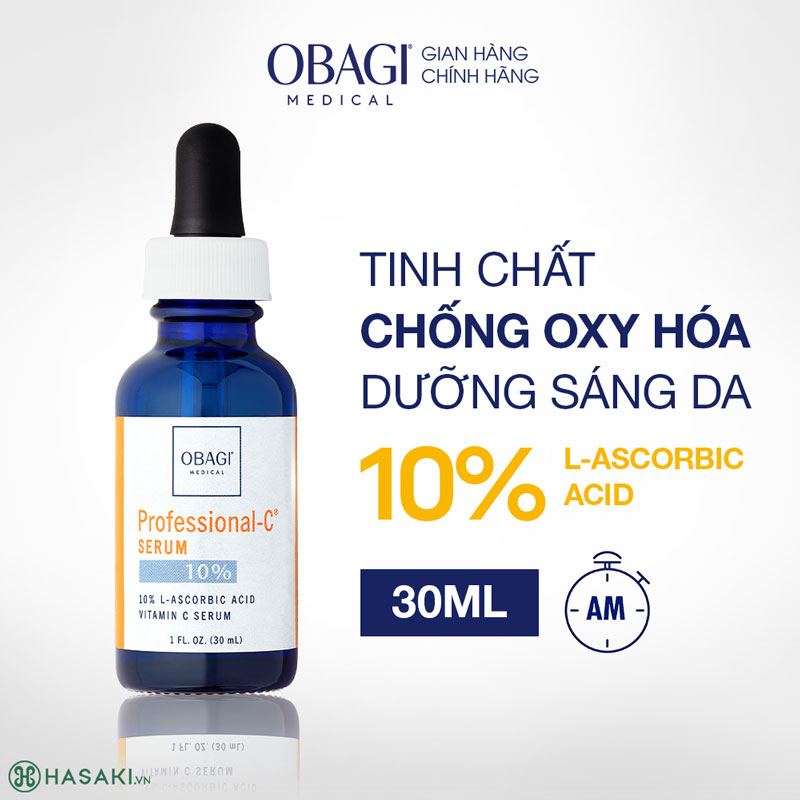 Serum Vitamin C Dưỡng Sáng Da & Chống Oxy Hóa Obagi Professional-C