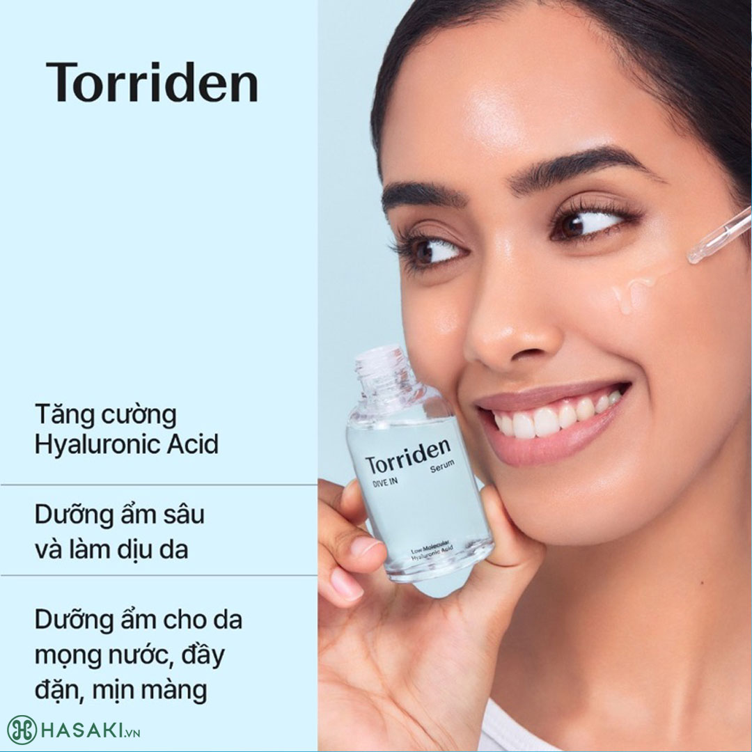 Serum Torriden DIVE-IN Low Molecular Hyaluronic Acid Dưỡng Ẩm Sâu 50ml 