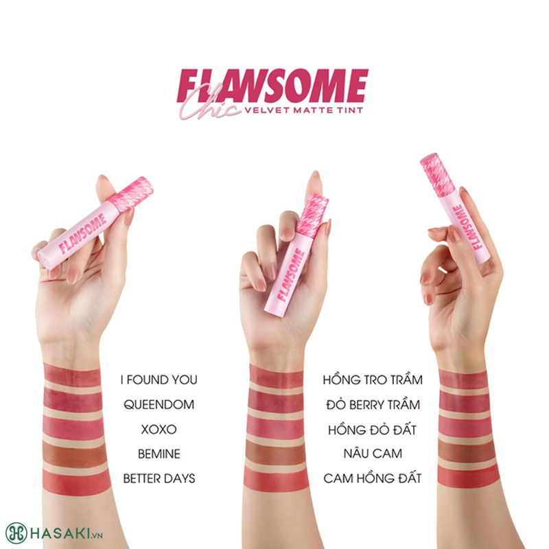 Son Kem Lì Flawsome Chic Velvet Matte Tint 