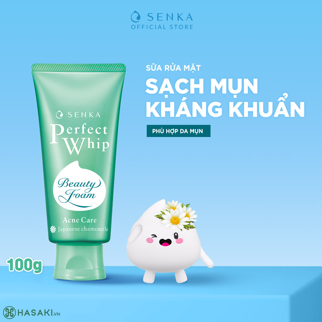 Senka Perfect Whip Acne Care 100G