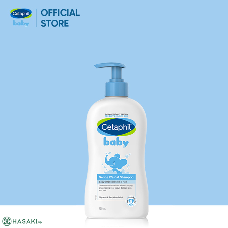 Sữa Tắm Gội Dịu Nhẹ Cho Bé Cetaphil Baby Gentle Wash & Shampoo
