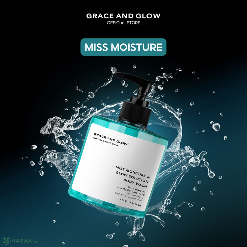 Sữa Tắm Grace And Glow Miss Moisture And Glow Solution Body Wash Dưỡng Ẩm Da 400ml