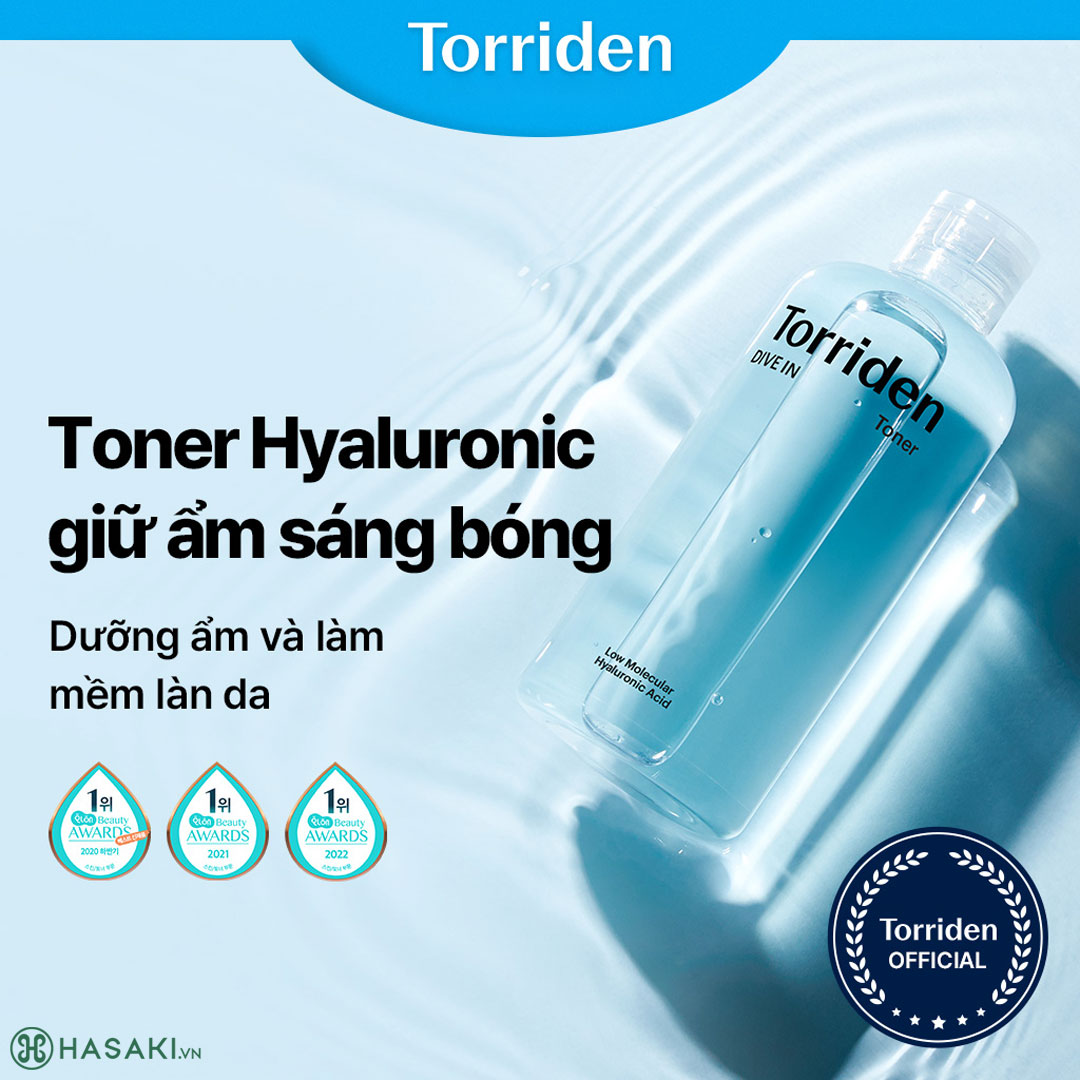 Toner Torriden DIVE-IN Low Molecular Hyaluronic Acid 300ml