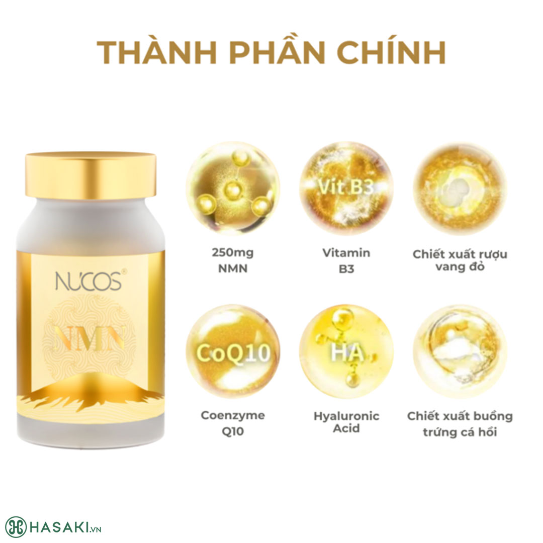 Viên Uống Nucos NMN Hộp 60 Viên