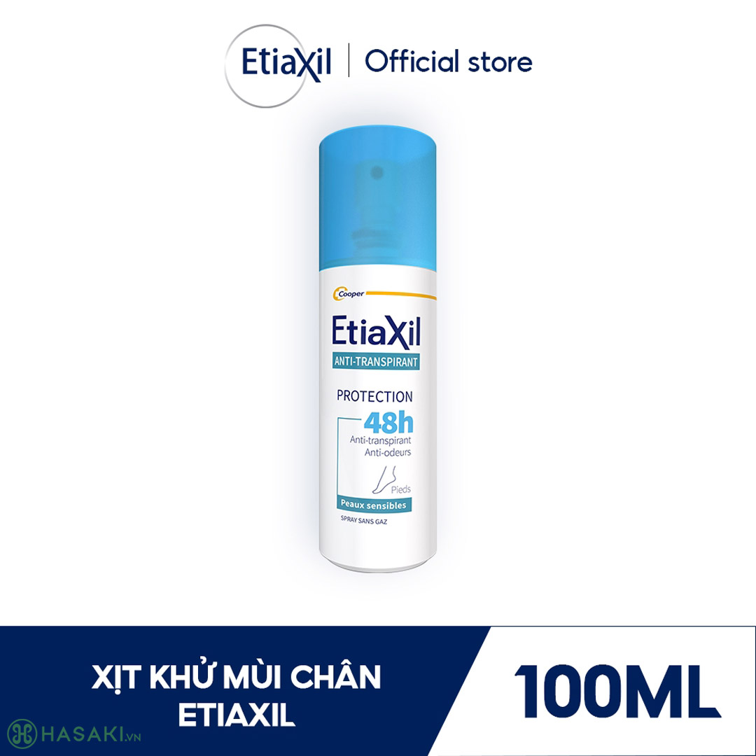 Xịt Khử Mùi Mồ Hôi Chân EtiaXil 100ml