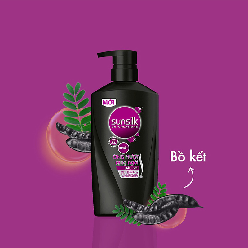 Dầu Gội Sunsilk Óng Mượt Rạng Ngời Bảo Vệ Khỏi Tia UV 650g