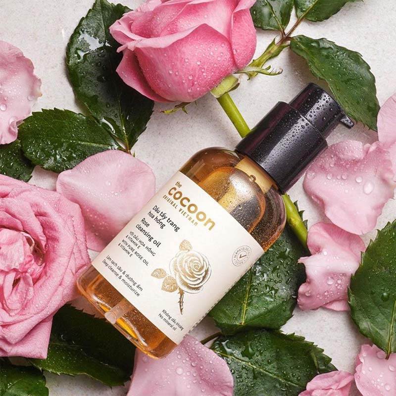 Dầu Tẩy Trang Cocoon Chiết Xuất Hoa Hồng Rose Cleansing Oil