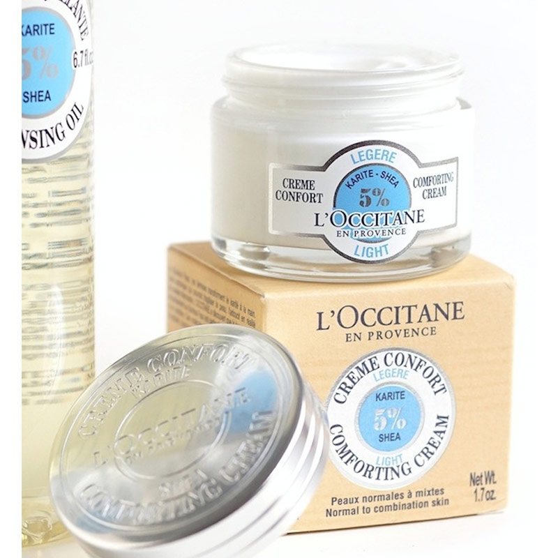 Kem Dưỡng L'Occitane Bơ Đậu Mỡ Cấp Ẩm & Bảo Vệ Da Shea Light Comforting Cream 50ml 