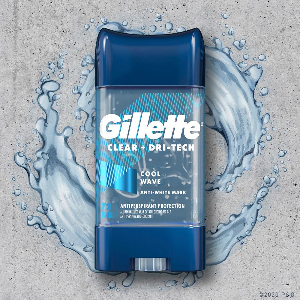 Lăn Khử Mùi Gillette Dạng Gel Cool Wave Clear Gel 107g