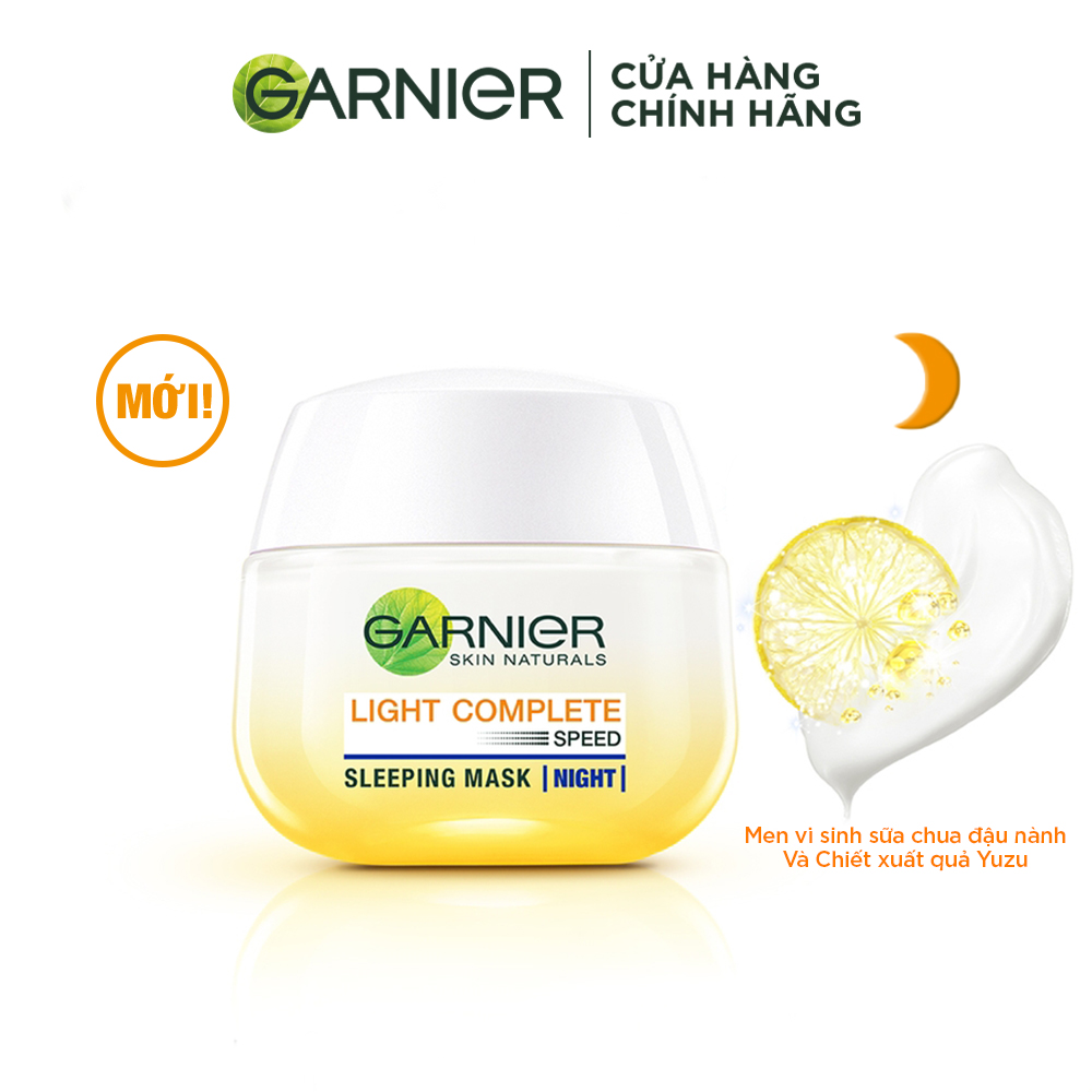 Mặt Nạ Ngủ Garnier Light Complete Yoghurt Sleeping Mask 50ml