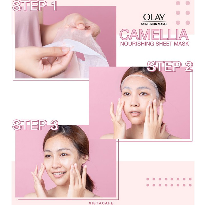 Olay Skinfusion Masks Camellia 28g