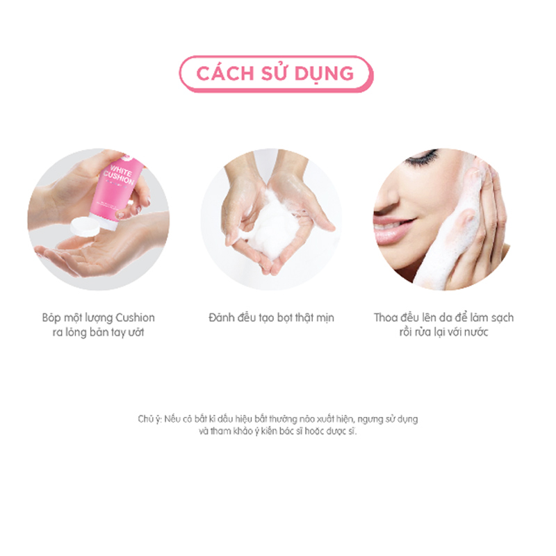 Sữa Rửa Mặt Tạo Bọt Cathy Doll Sáng Da White Cushion Facial Foam Cleanser có tốt không