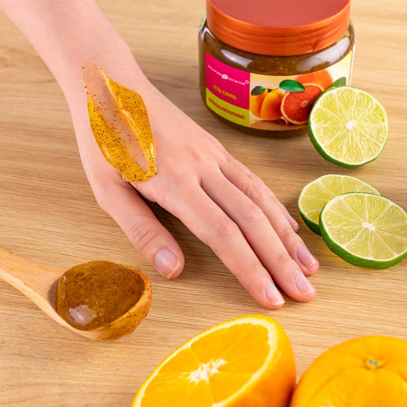 Tẩy Da Chết Toàn Thân Eksklyuziv Kosmetik Chiết Xuất Chanh Đào Gel Scrub Grapefruit Lime Apricot 